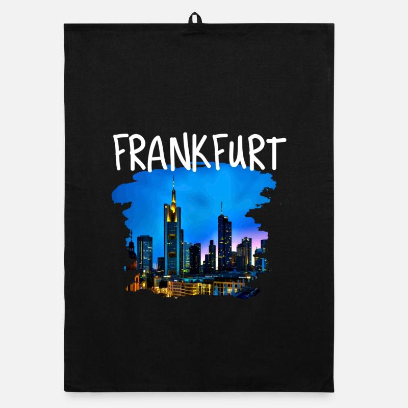 Frankfurt Skyline Organic Geschirrtuch