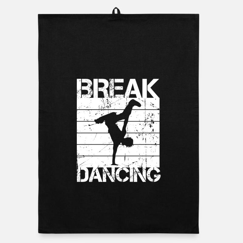 Breakdancing Organic Geschirrtuch