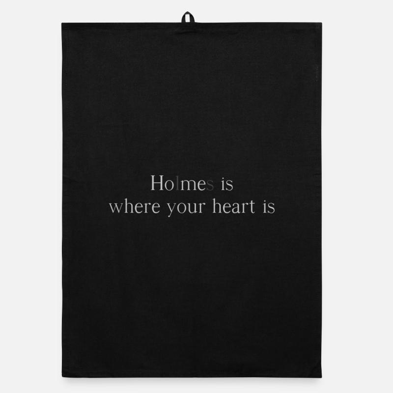 Holmes est votre coeur Torchon bio