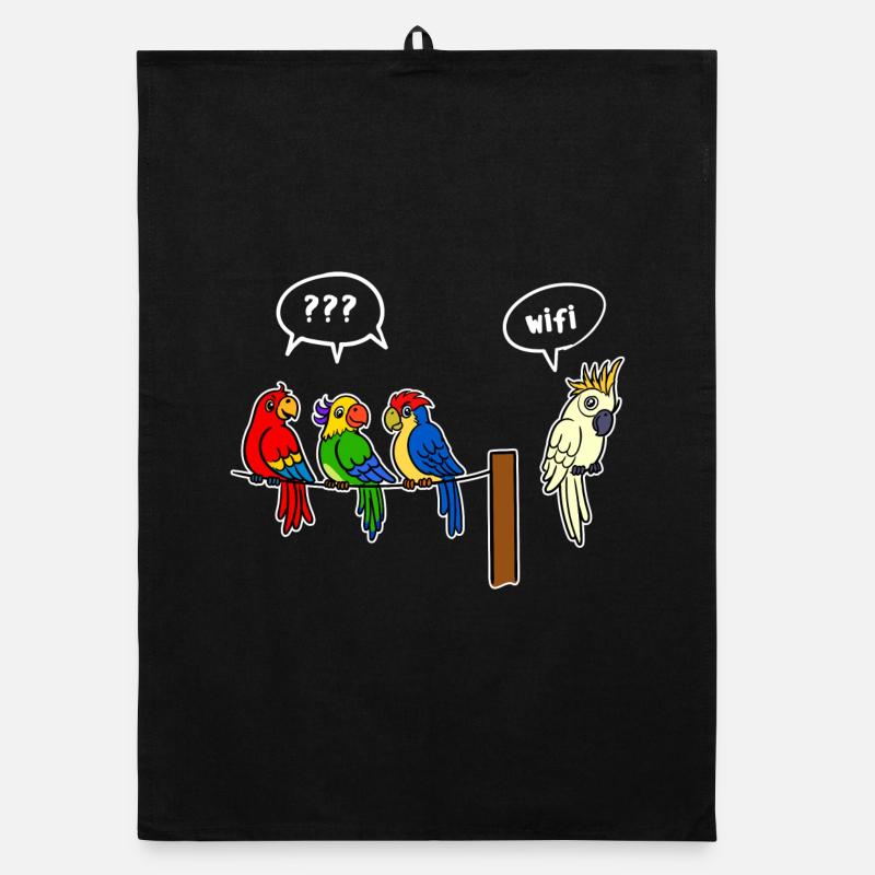 Wifi Wireless Internet Wireless Internet Funny Humor Organic dish towel