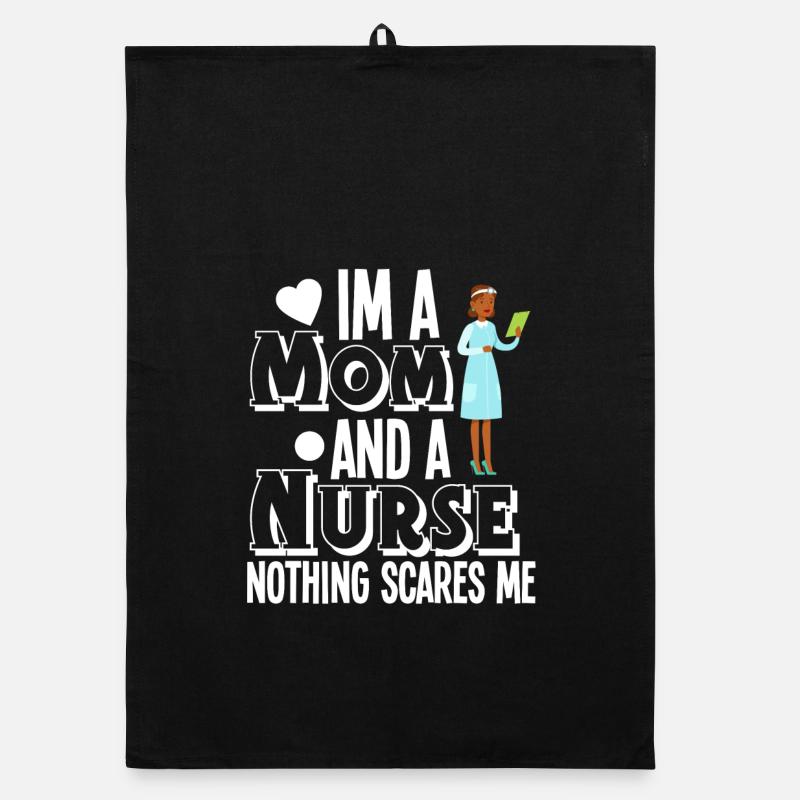Krankenschwester Nurse Mama Mom Mutter Organic Geschirrtuch