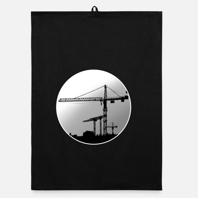 Crane operator crane Organic dish towel