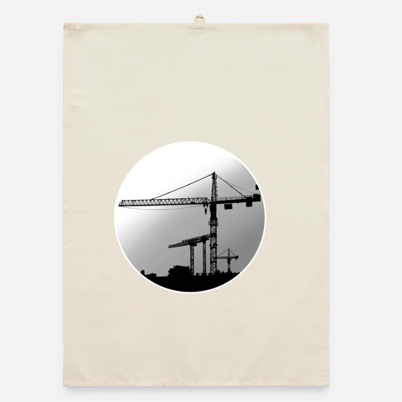Crane operator crane Organic dish towel