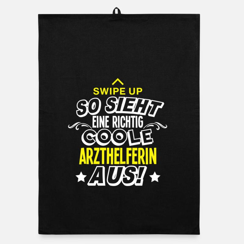 Arzthelferin Organic Geschirrtuch