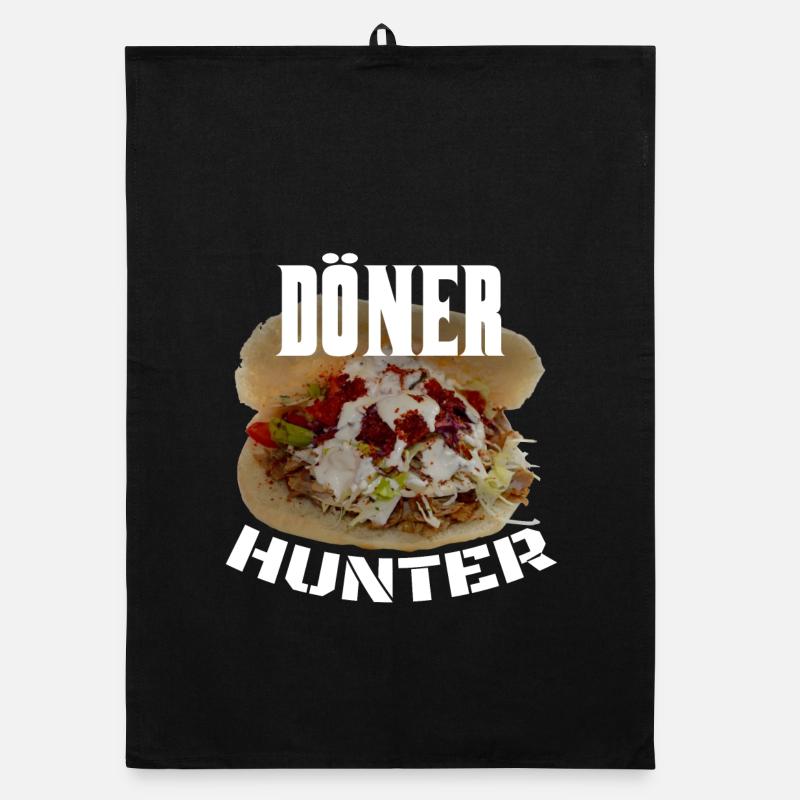 Doner kebab hunter Organic dish towel