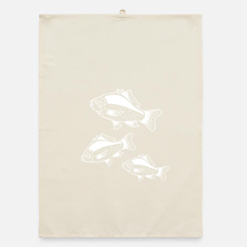 fish Organic dish towel