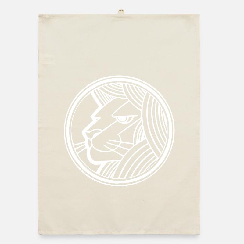 A lion Organic dish towel