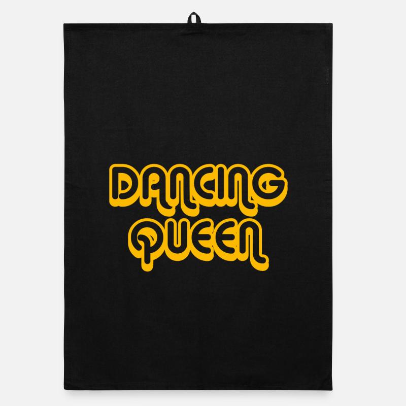 DANCING QUEEN Diskokugel Organic Geschirrtuch