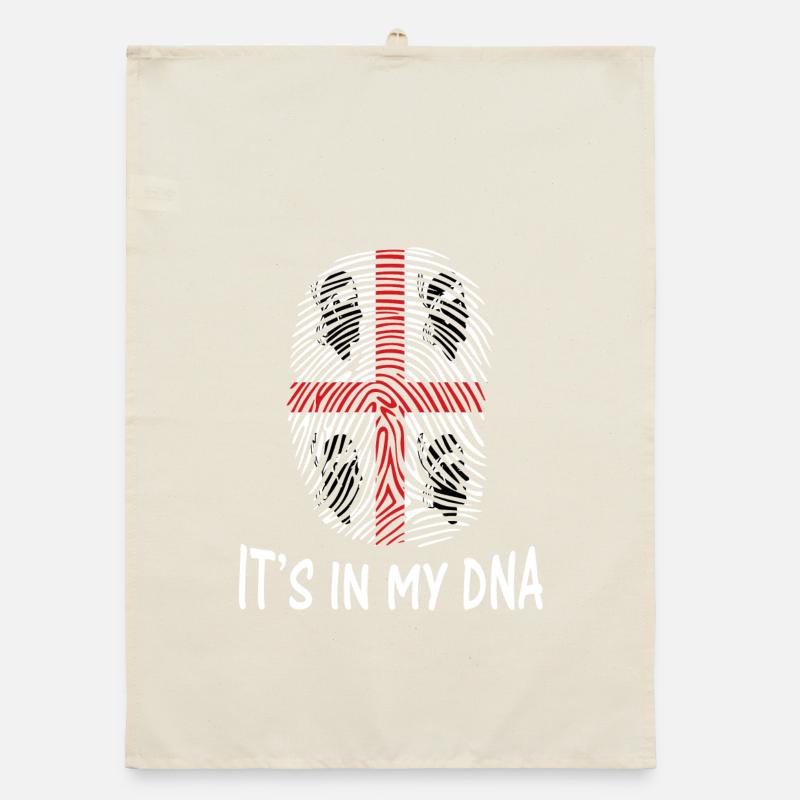 Idée cadeau de conception de t-shirt ADN drapeau Sardaigne. Torchon bio