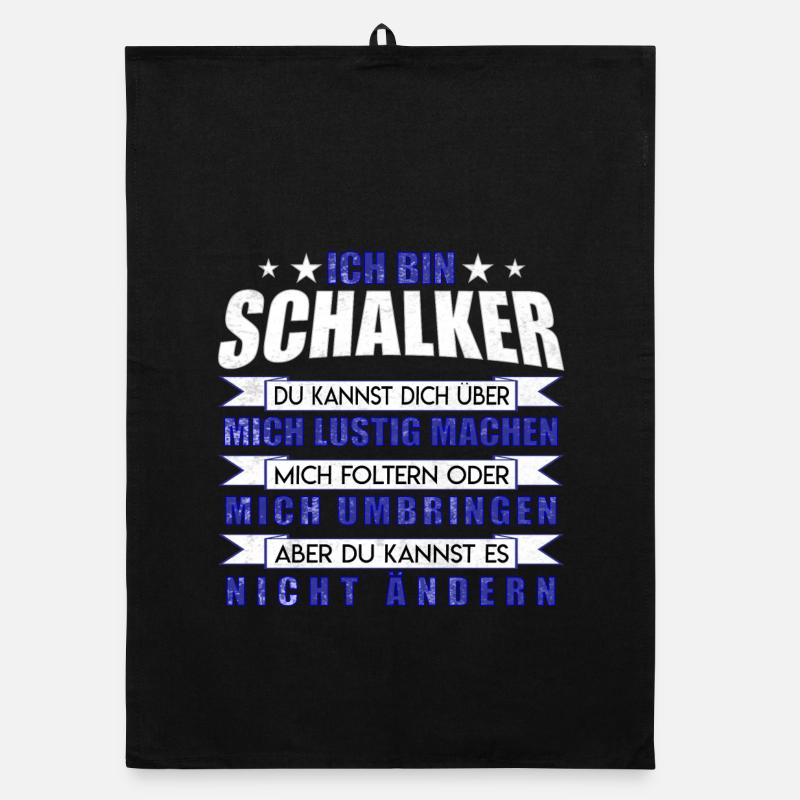 Ich bin Schalker | Fan Design Geschenkidee Organic Geschirrtuch
