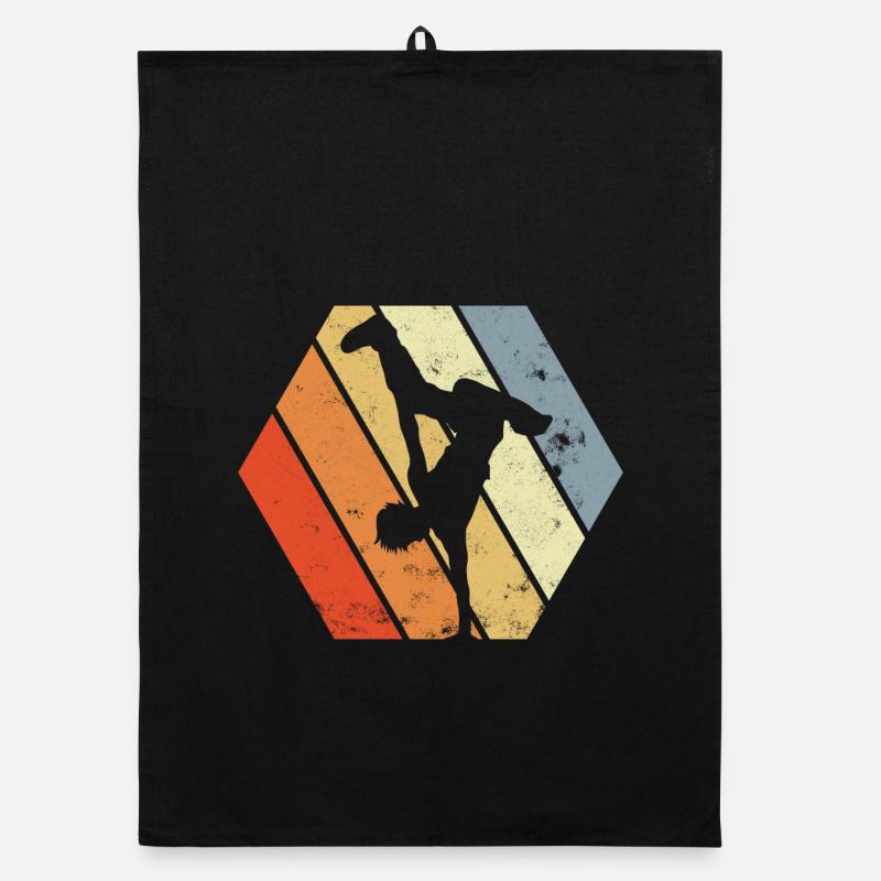Breakdancer Organic dish towel