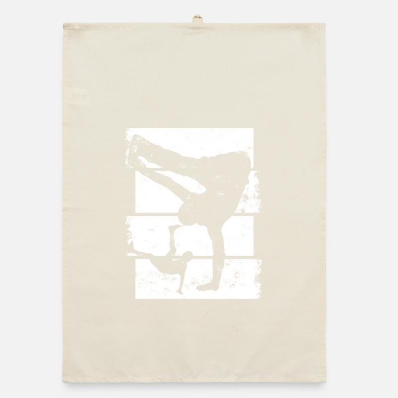 Breakdancer Organic dish towel
