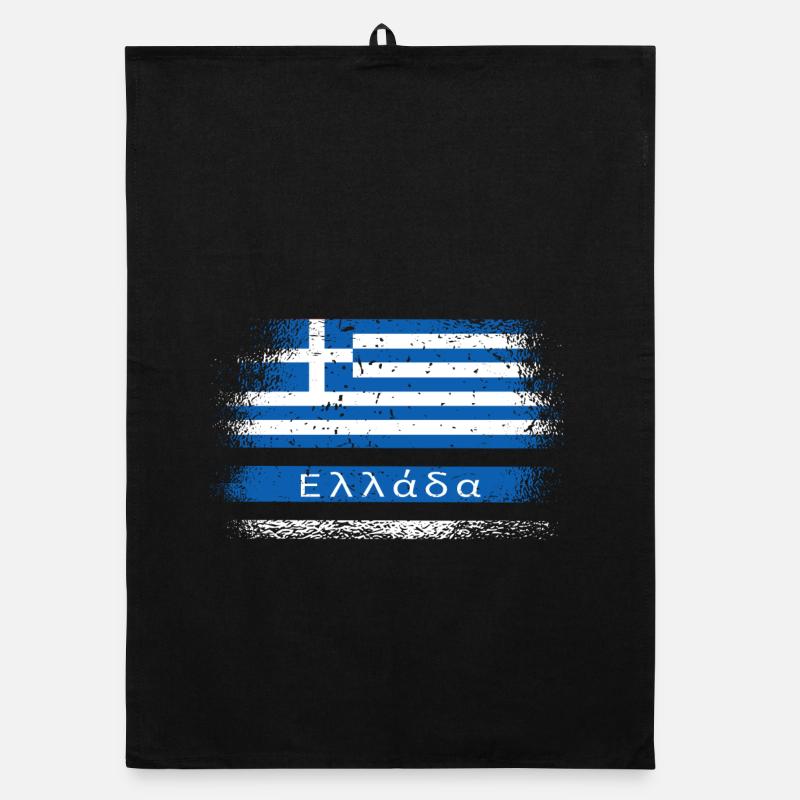 Conception vintage de la Grèce Torchon bio