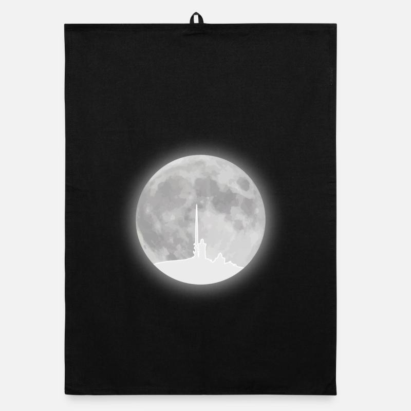 Chunk full moon resin Organic dish towel