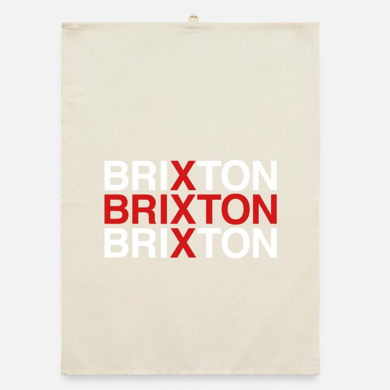 Drapeau Union Jack de BRIXTON - Angleterre Torchon bio