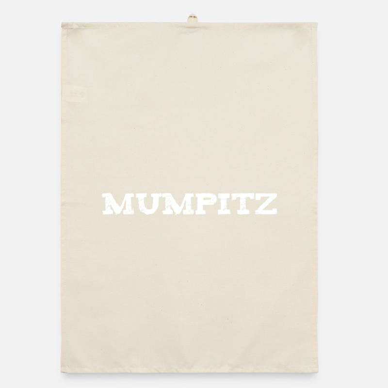 Mumpitz Distressed Logo Organic Geschirrtuch