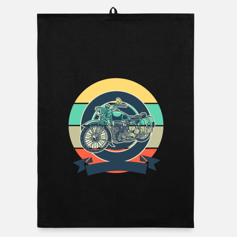 motorcycle Organic dish towel
