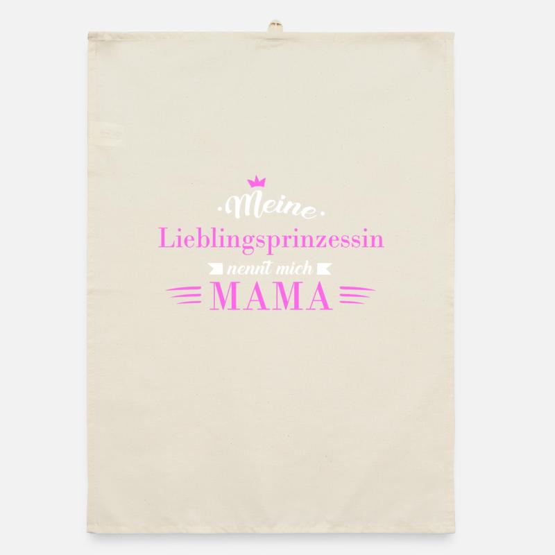 Mutter und Tochter Muttertag Mutterliebe Töchter Organic Geschirrtuch