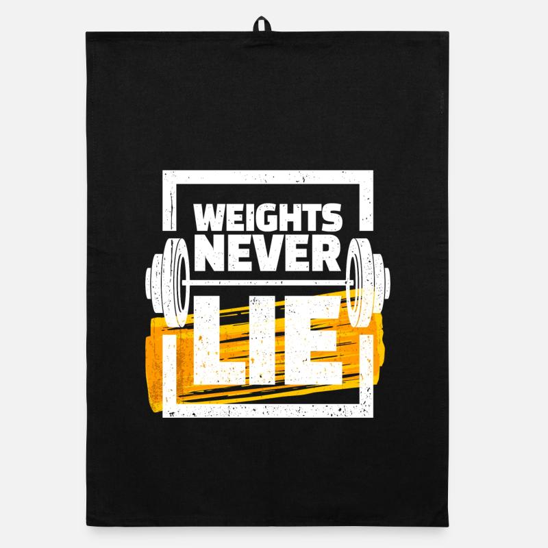 Weights dumbbell training gym bodybuilding Organic dish towel