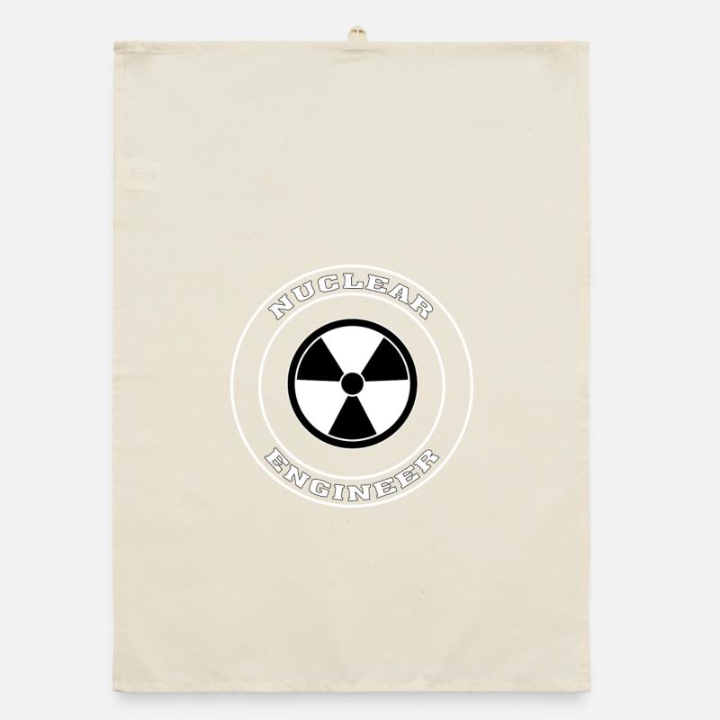 Nuclear Engineer Gift, Nuclear Engineering Shirt Organic dish towel