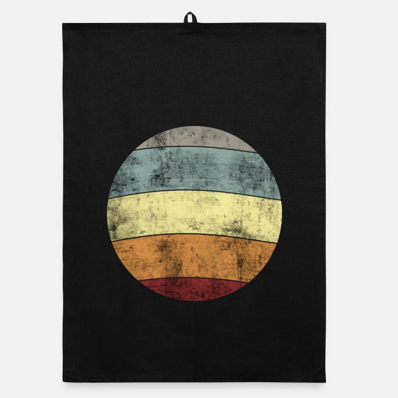 Conception abstraite de ruban vintage Torchon bio