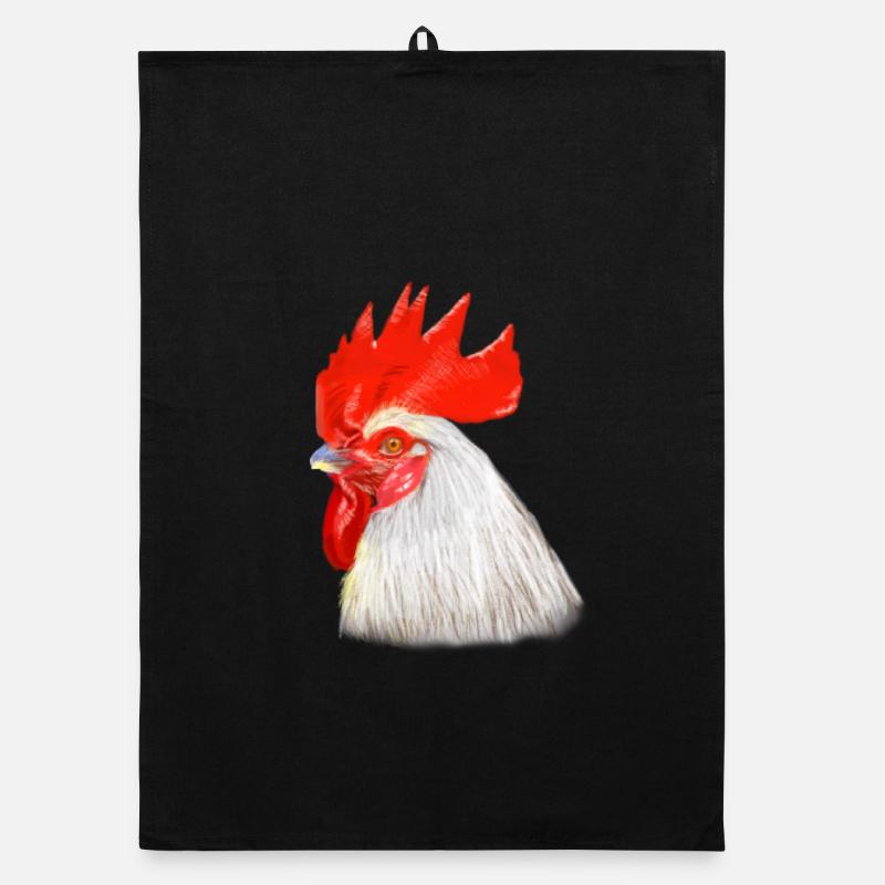 Head Color Game Illustration Organic dish towel