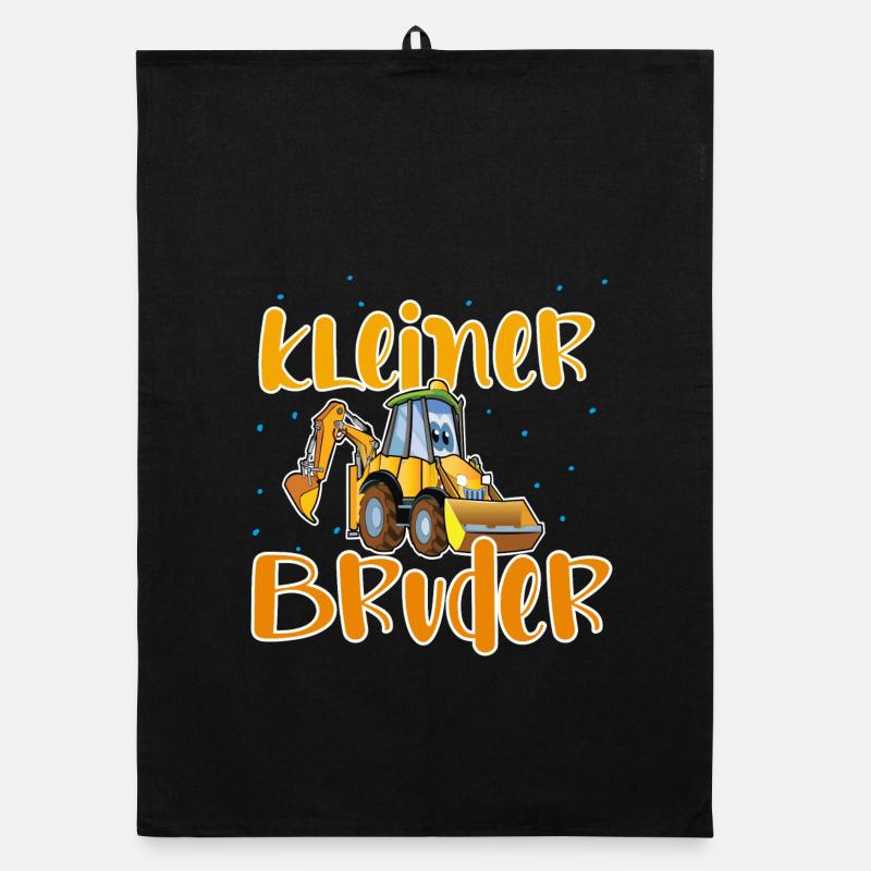 Kleiner Bruder Bagger Organic Geschirrtuch