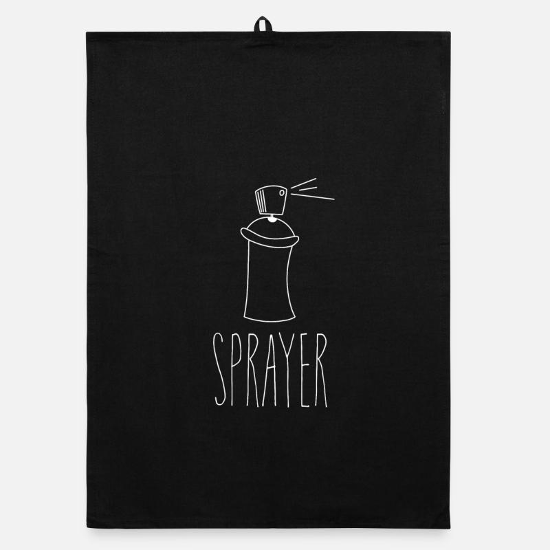 Sprayer - Organic Geschirrtuch - Schwarz