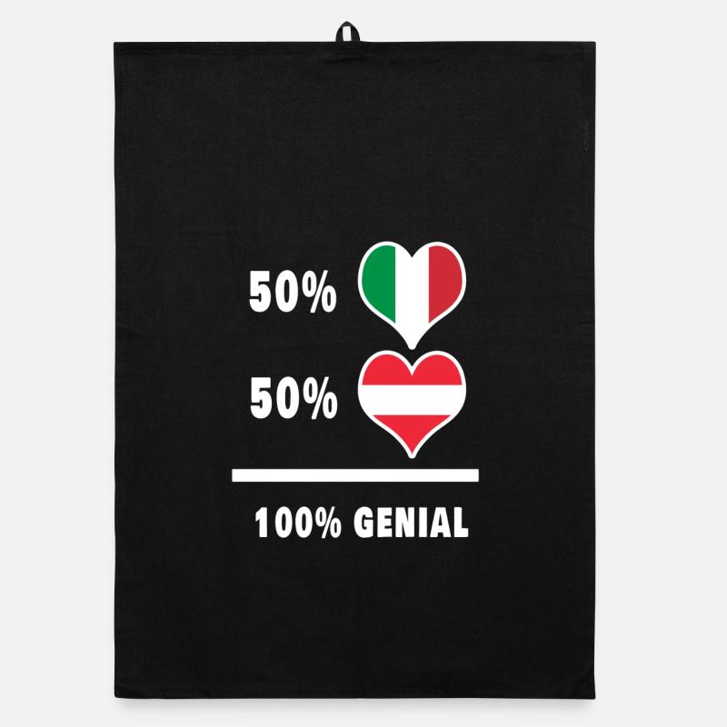 Italy and Austria Awesome / Gift Organic dish towel