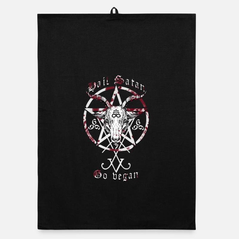 salut satan | devenir vegetarien Torchon bio