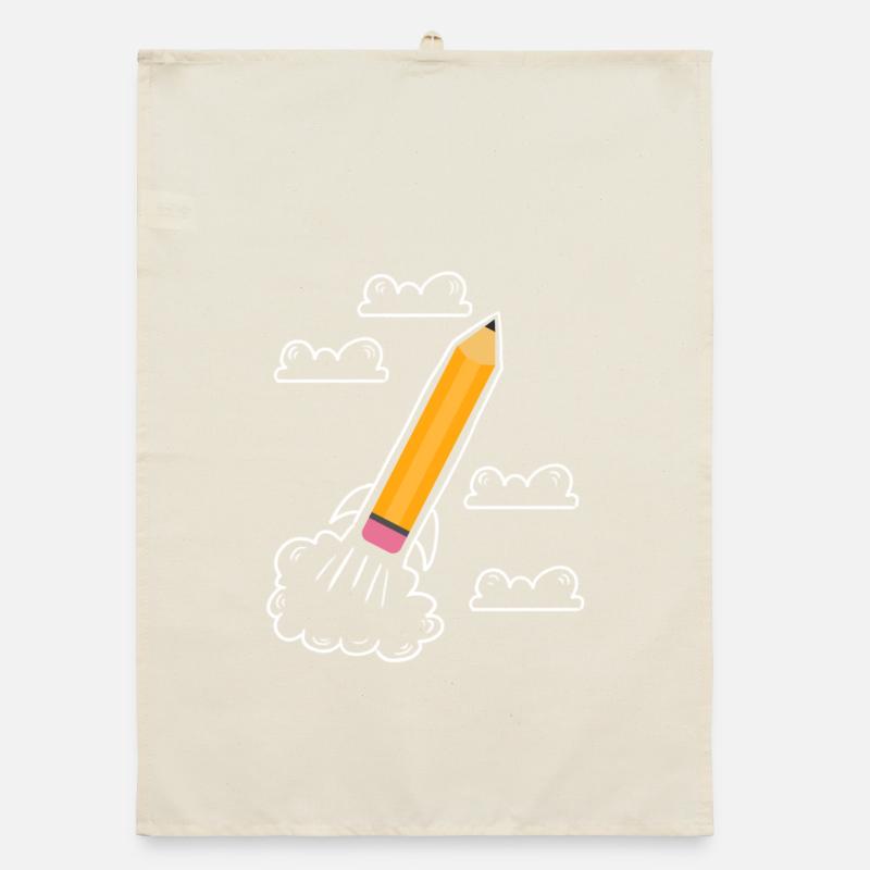 Premier jour d’école Début d’école Torchon bio