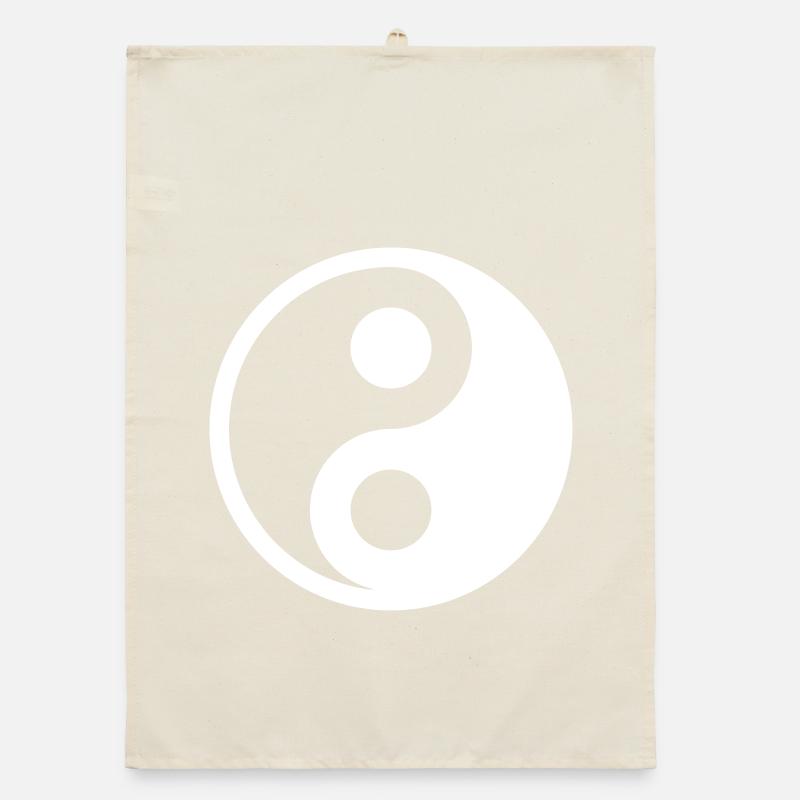 Yin Yang Vector Perfect Harmonic Personalize Organic dish towel