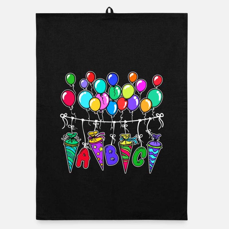 Balloon School Bag School Start School Sugar Bag Organic dish towel