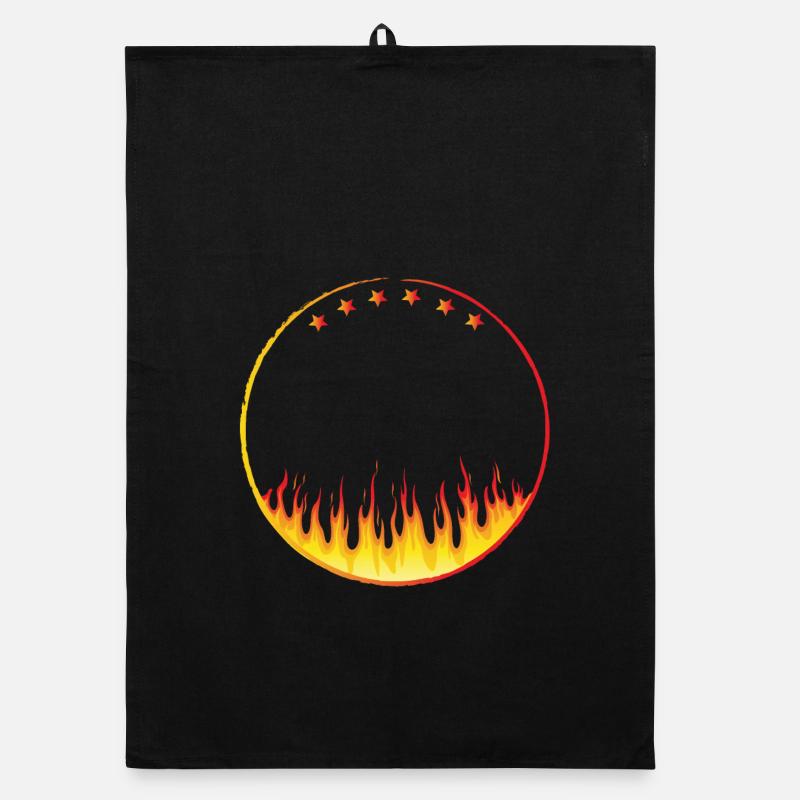 circle on fire with Stars Torchon bio