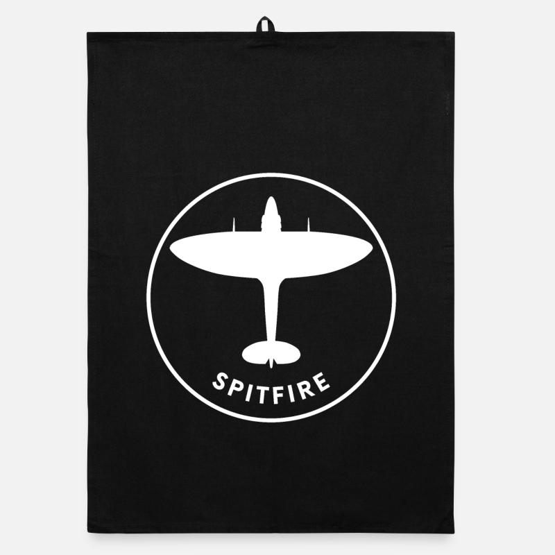 Spitfire-Jagdflugzeug Organic Geschirrtuch