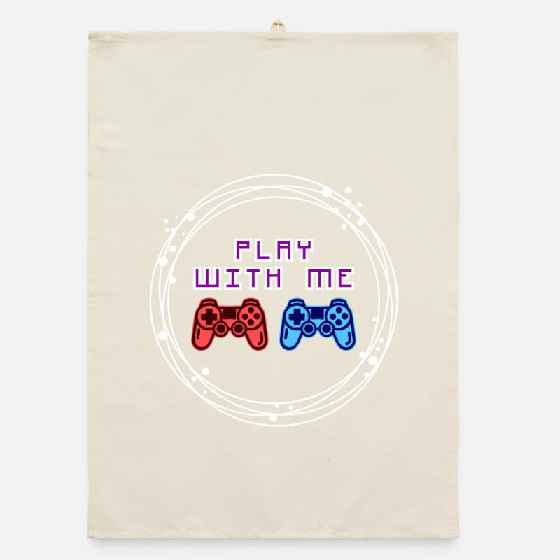 Multiplayer Gamer Controller Zocker Organic Geschirrtuch