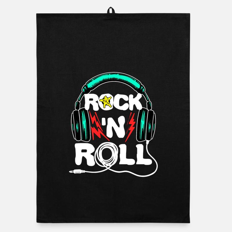 Cool Headset Lustig Spruch Organic Geschirrtuch