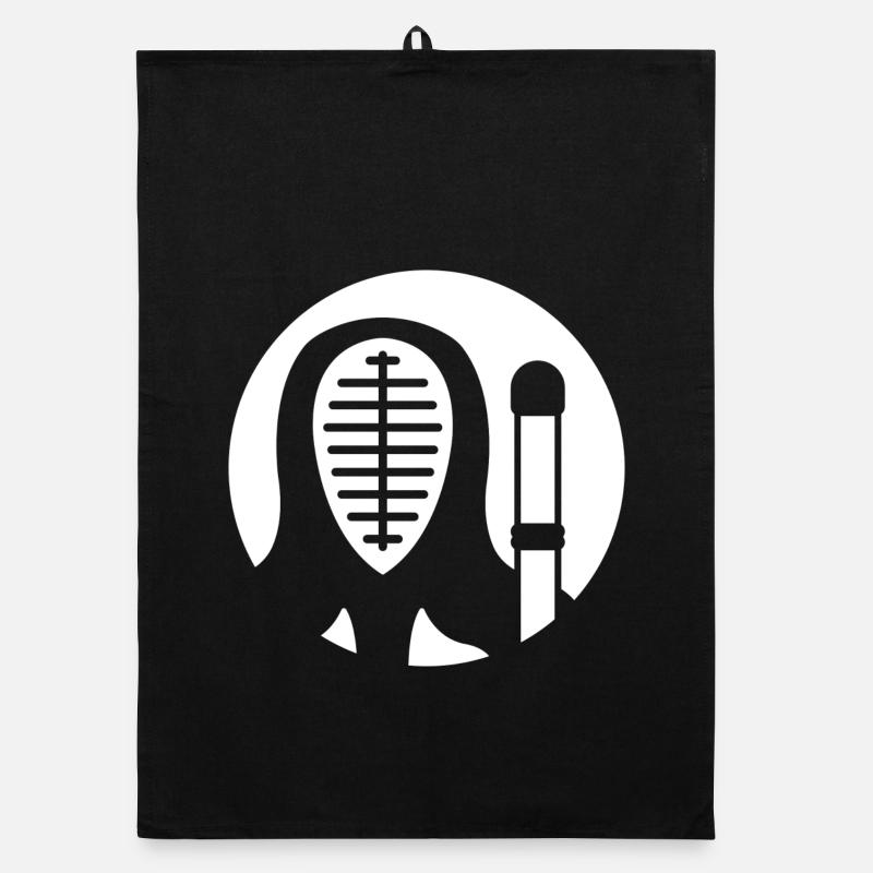 Kendo Kenjutsu SwordFight Organic dish towel