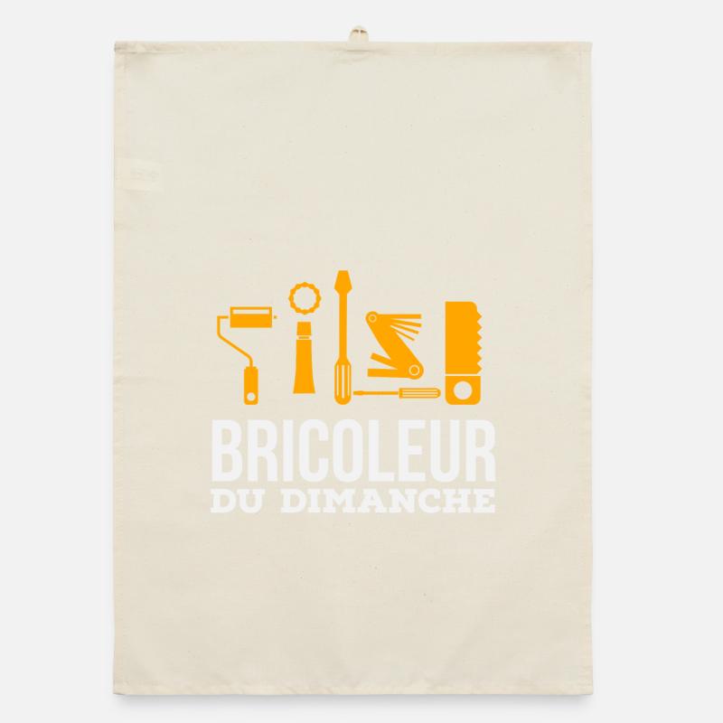 Bricoleur du dimanche Torchon bio