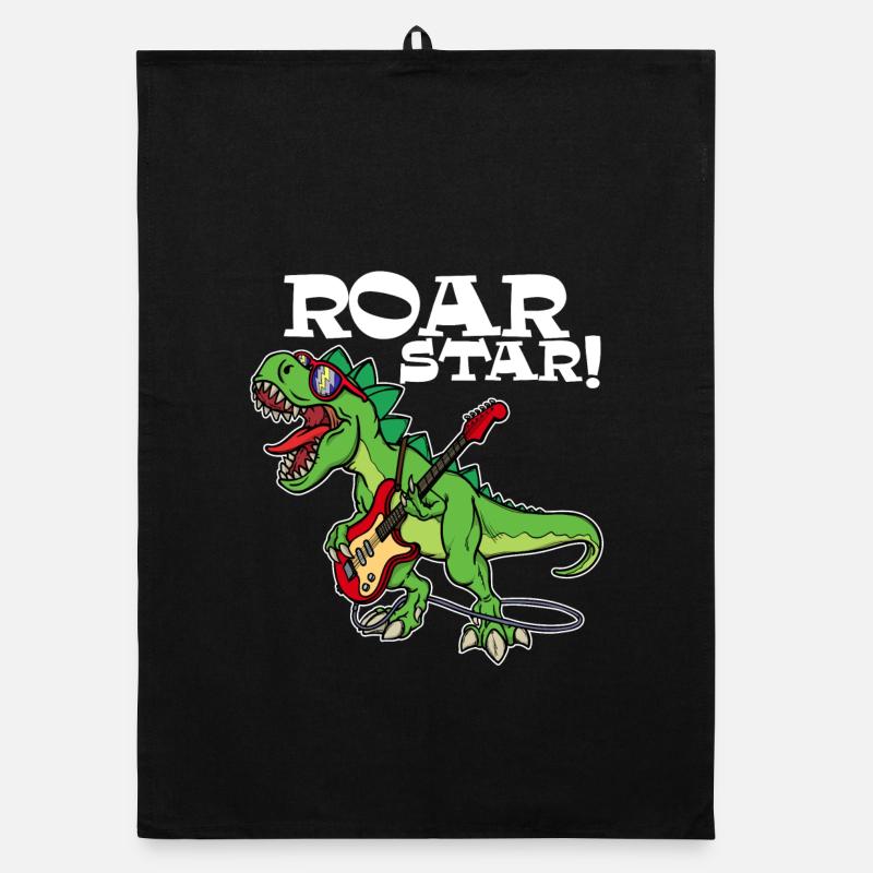 Lustig Tier Cool Dinosaurier Spruch Organic Geschirrtuch