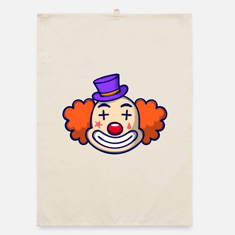 Carnaval clown carnaval Torchon bio