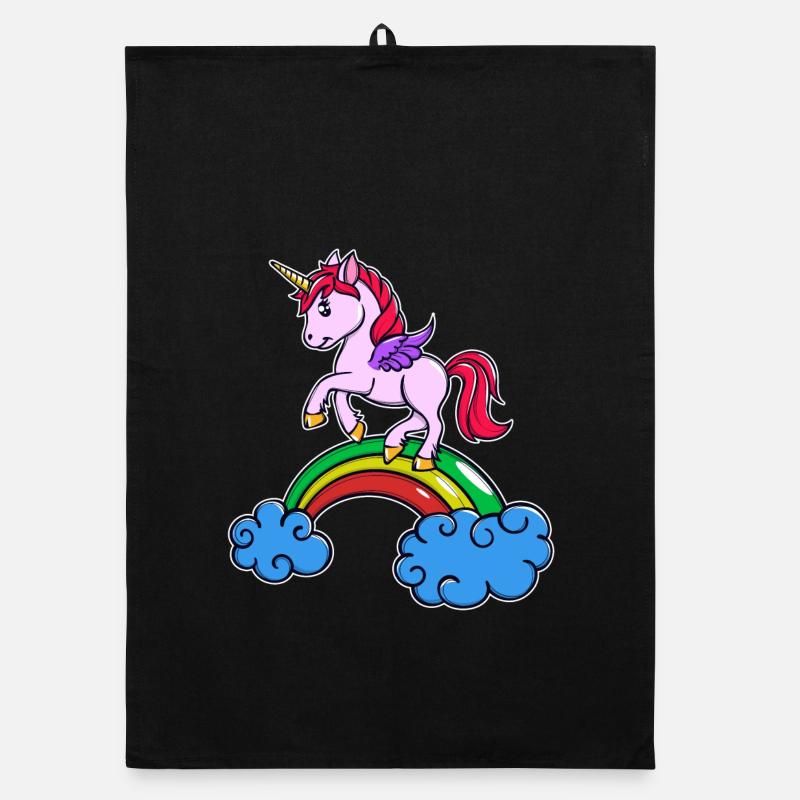 Licorne Cool Animal Torchon bio