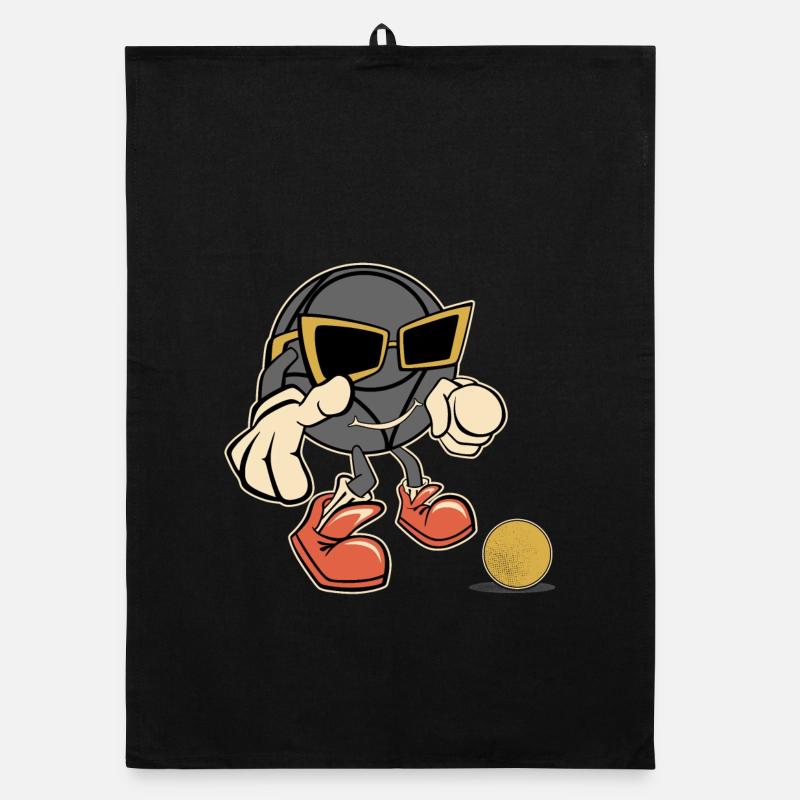 Boules de soleil petanque robe pour boulet Torchon bio