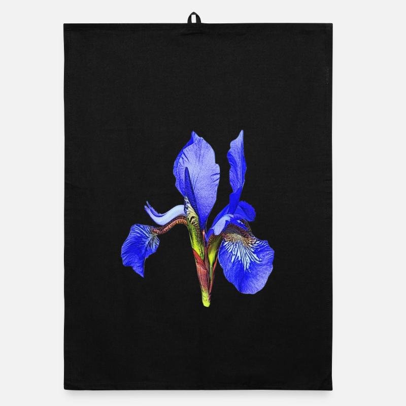 geburtstagsgeschenk mutter, schwertlilie Organic Geschirrtuch