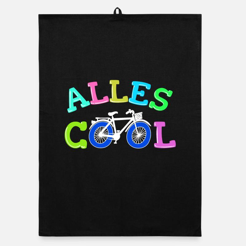 Fahrrad Biker Statement Organic Geschirrtuch