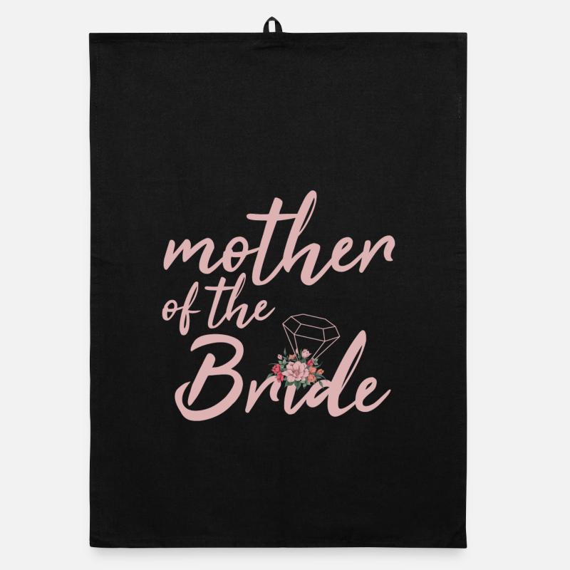 Mutter der Braut Muttertag Organic Geschirrtuch