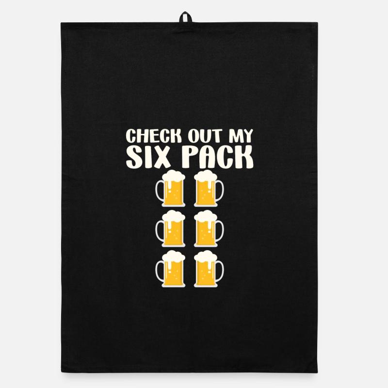 Découvrez my Six Pack Beer Six Pack Gym Torchon bio