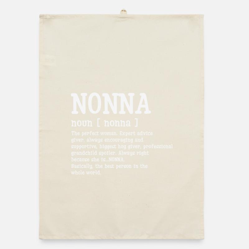 Nonna Defination Muttertag Organic Geschirrtuch