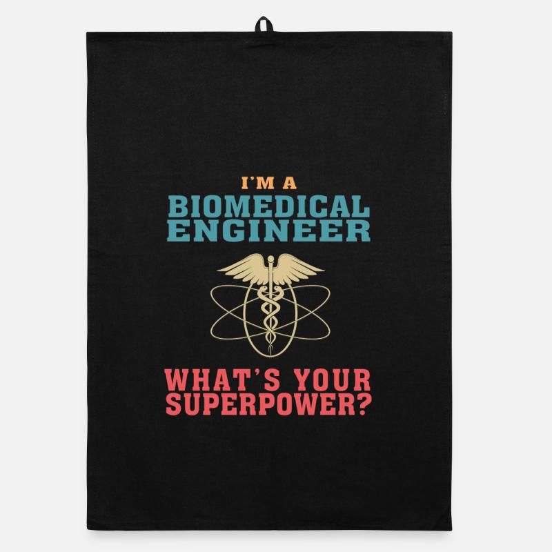 Funny Biomedical Engineering Quote for Biomedical Organic dish towel