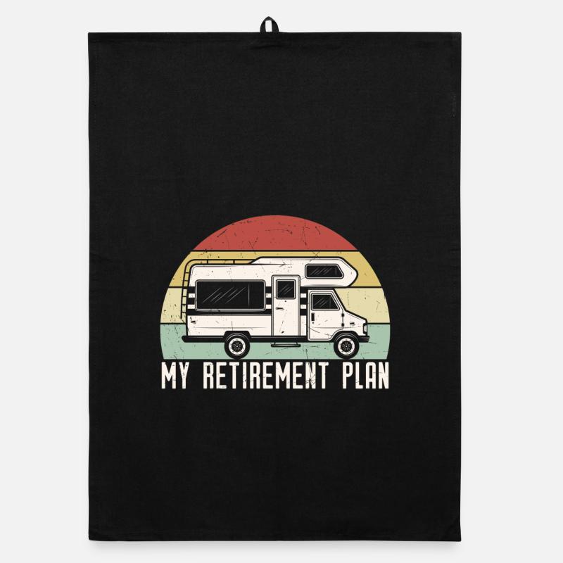 Mon plan de retraite Fun RV Camping Torchon bio